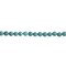 John Bead Earth's Jewels Semi-Precious Round 6mm Turquoise-Turquoise, Stabilized